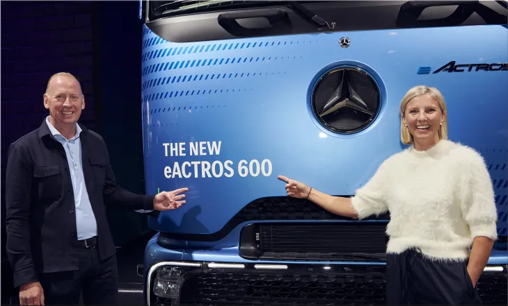 Simon Loos Doubles Electric Fleet with 75 Mercedes-Benz eActros 600 Trucks